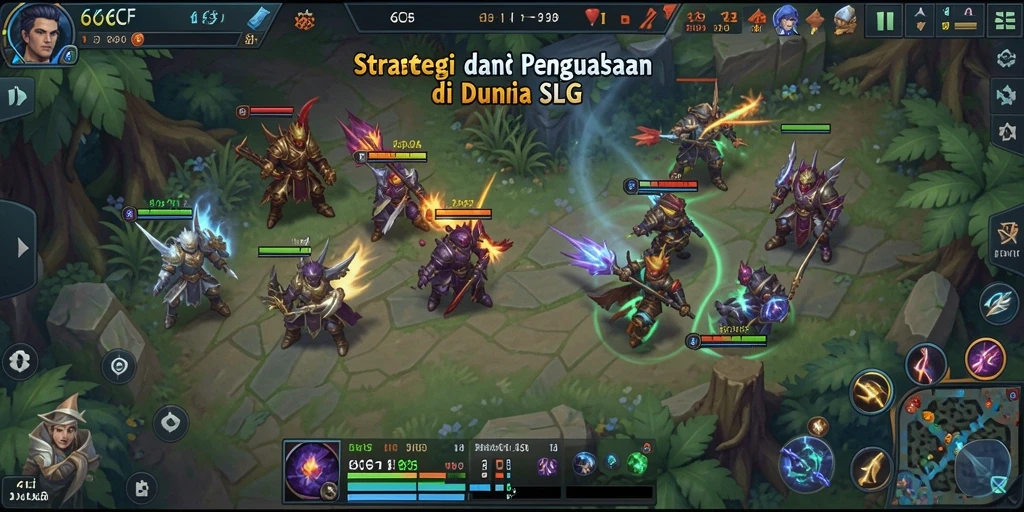Gameplay 6CF yang mendebarkan dalam pertempuran strategi.