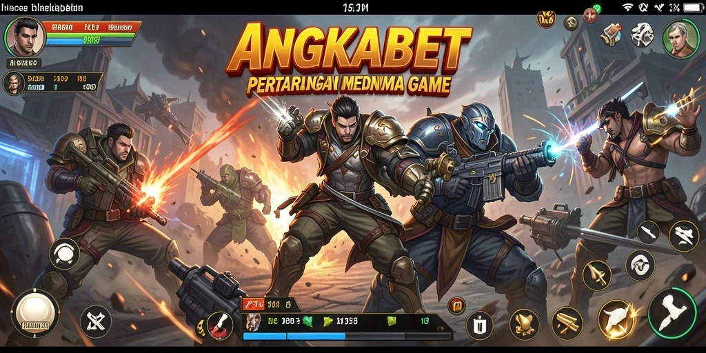 Gameplay mendebarkan di ANGKABET dengan pertarungan epik.