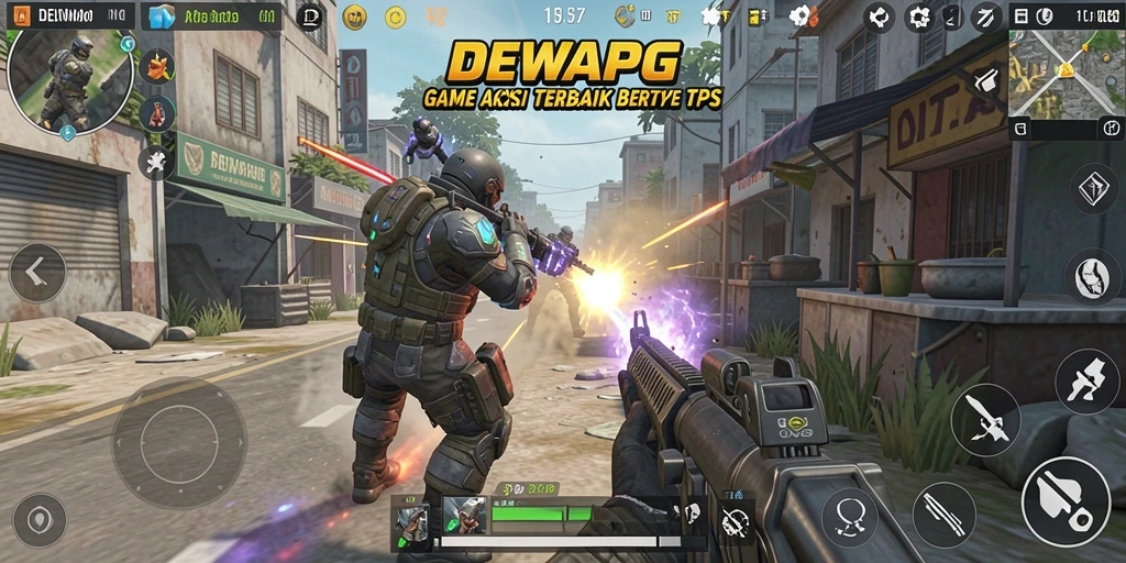 Gambaran aksi seru dari gameplay DEWAPG yang mendebarkan.