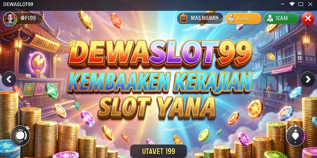 Tampilan gameplay DEWASLOT99 yang menarik dan penuh warna.