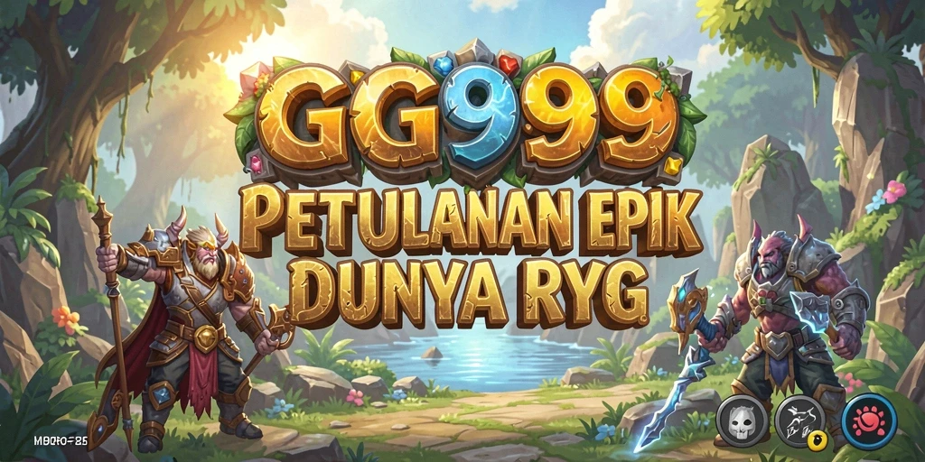 Tampilan gameplay menakjubkan dari GG999 yang penuh aksi RPG.