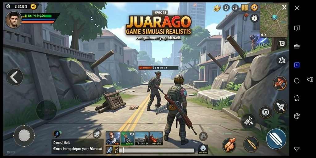 Tampilan gameplay JUARAGO yang menarik dan interaktif.