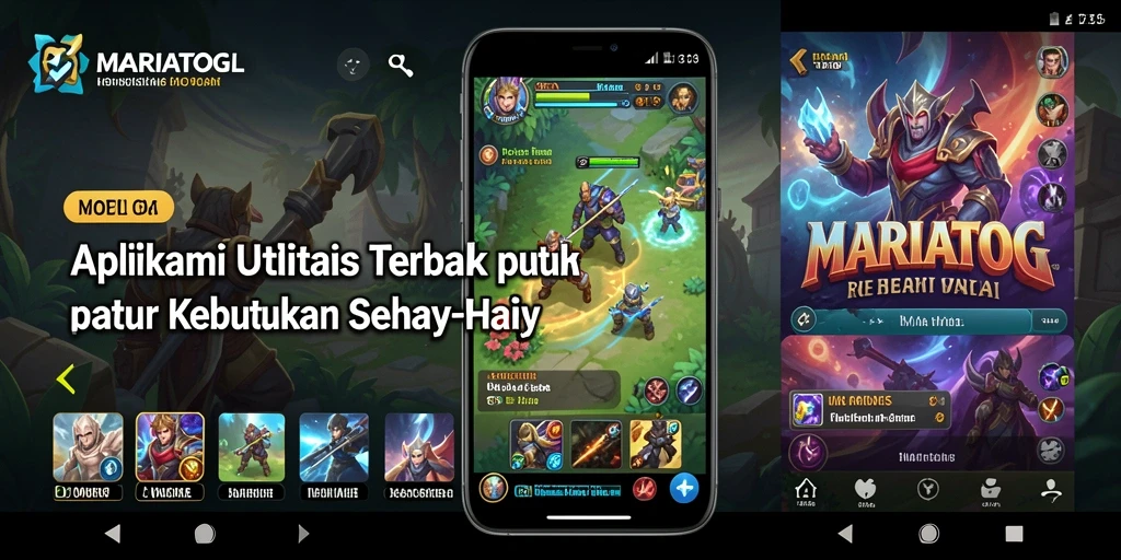 Tampilan antarmuka MARIATOGL yang sederhana dan mudah digunakan.