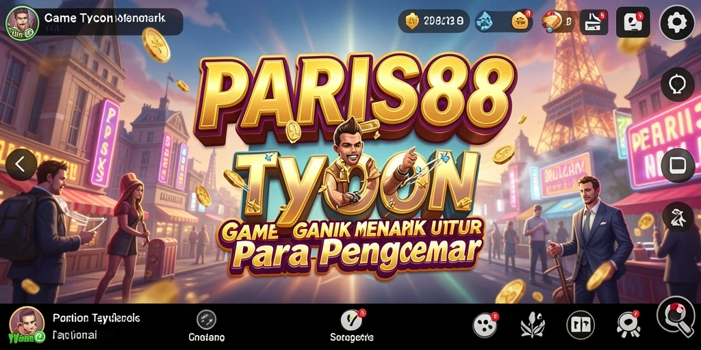 Tangkapan layar PARIS88 menampilkan gameplay yang seru dan menantang.
