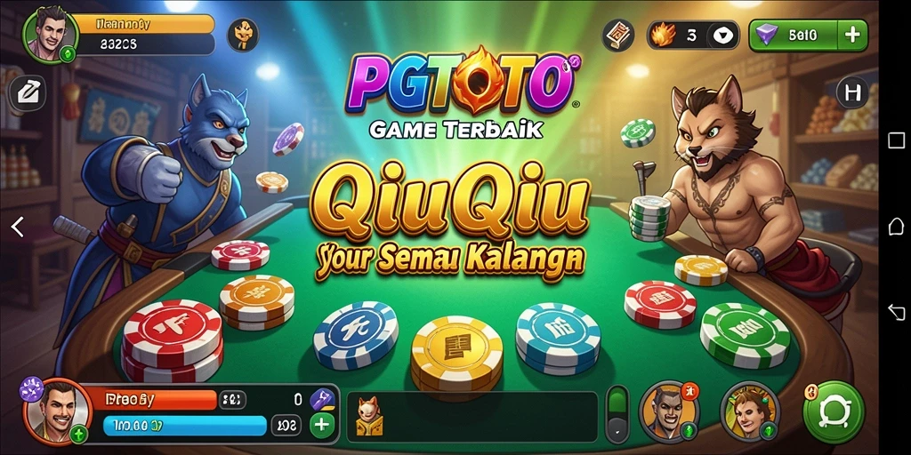Tampilan gameplay QiuQiu dalam PGTOTO yang seru dan interaktif.