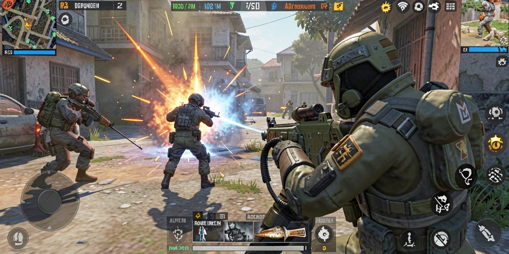 Tampilan gameplay seru dan kompetitif dari RR33 yang menarik.