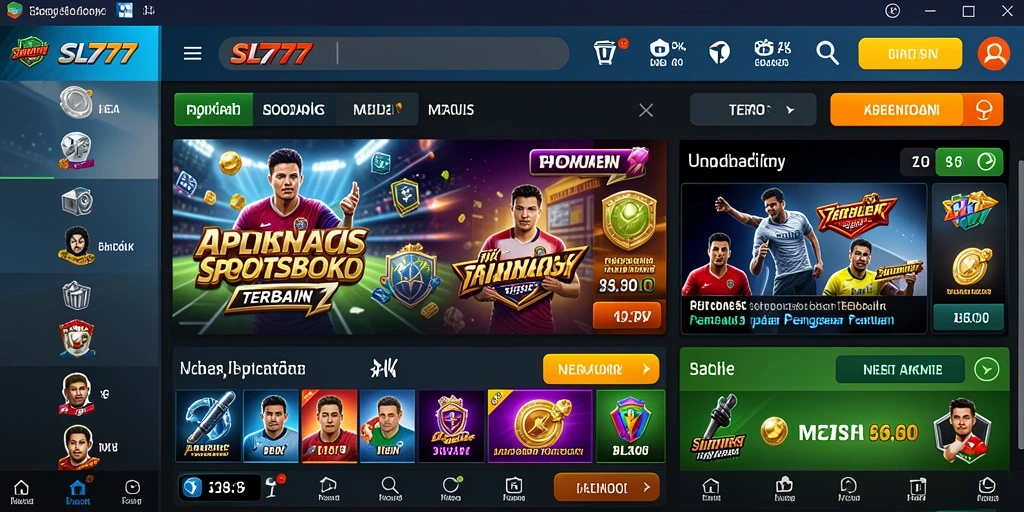 Tampilan menarik dari gameplay SL777 dalam taruhan olahraga.