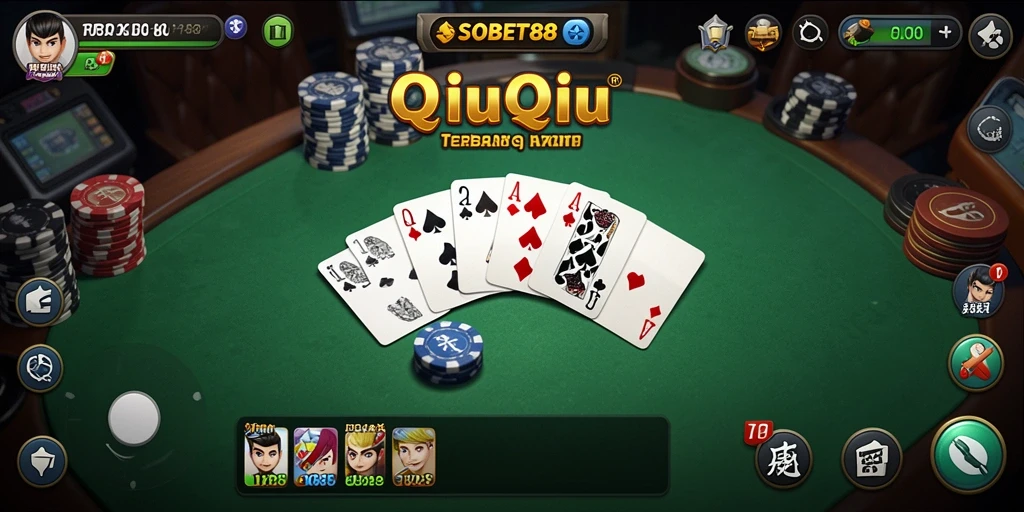 Tampilan gameplay QiuQiu yang seru dan menantang di SOBET88.