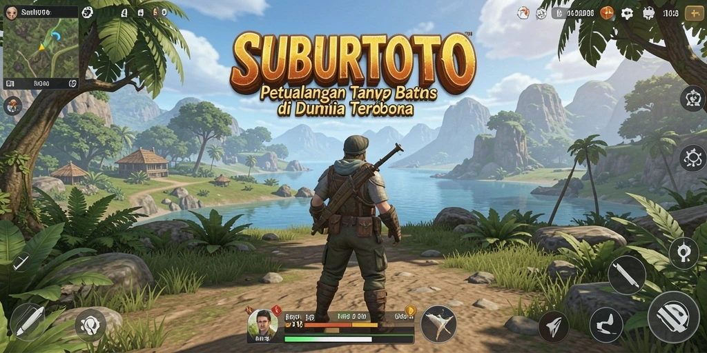 Gameplay SUBURTOTO yang menawan di dunia terbuka.