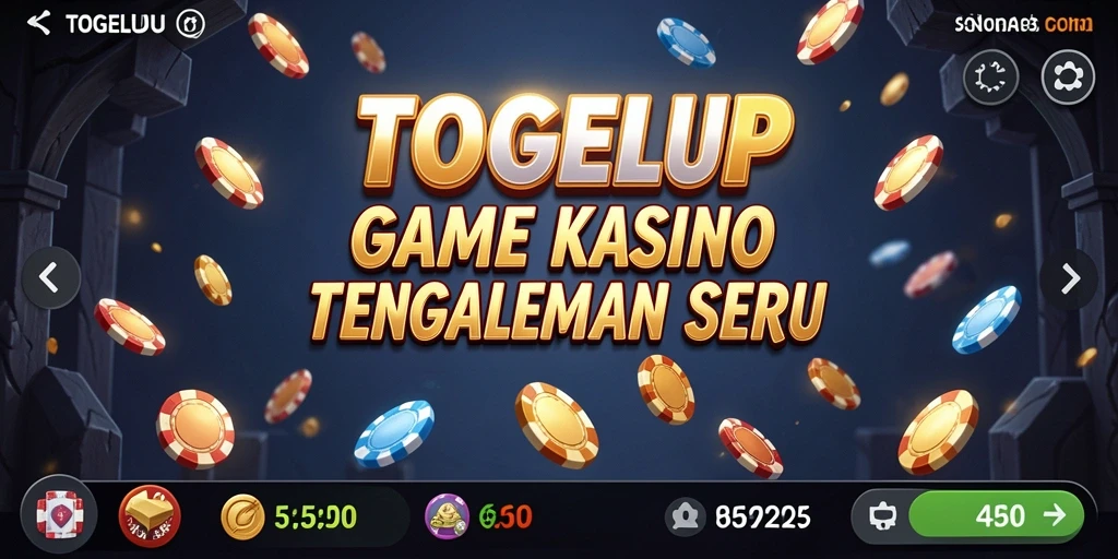 Tampilan menarik dari gameplay Kasino di TOGELUP.