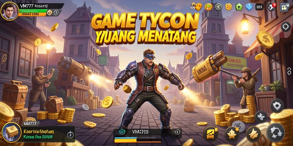 Screenshot menarik dari gameplay VM777 yang menampilkan manajemen Tycoon.