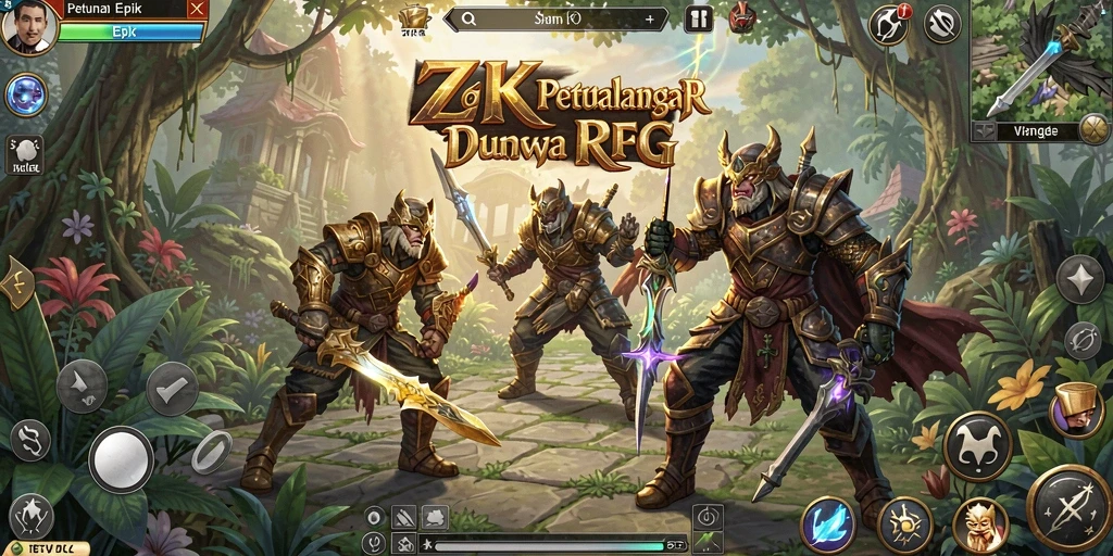 Tampilan gameplay ZK6 yang menampilkan pertarungan seru dan petualangan yang mendebarkan.